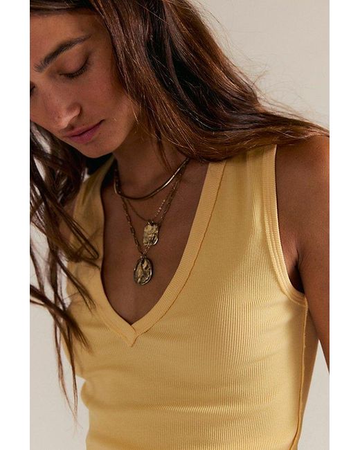Free People Brown Neria Tank Top