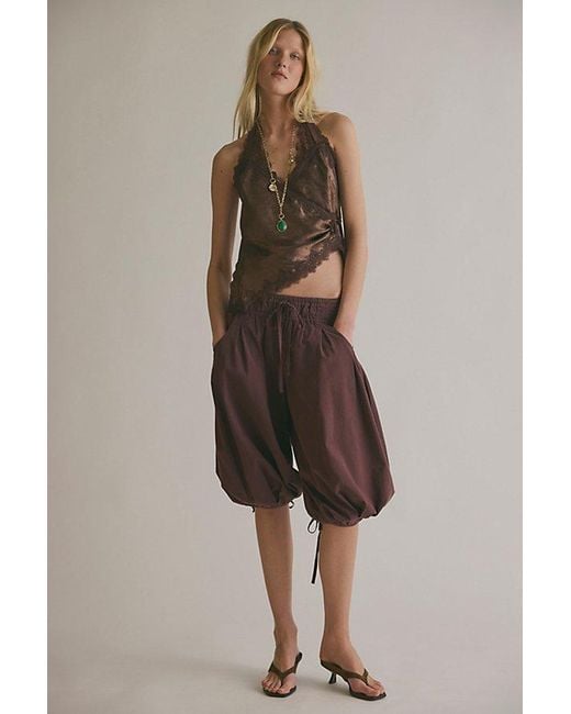Intimately By Free People Brown Knot Your Type Wrap Cami By