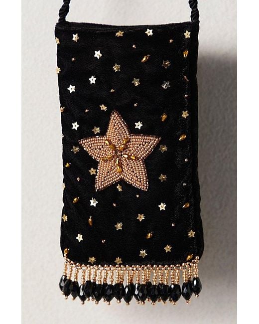 Olivia Dar White Starburst Beaded Bag