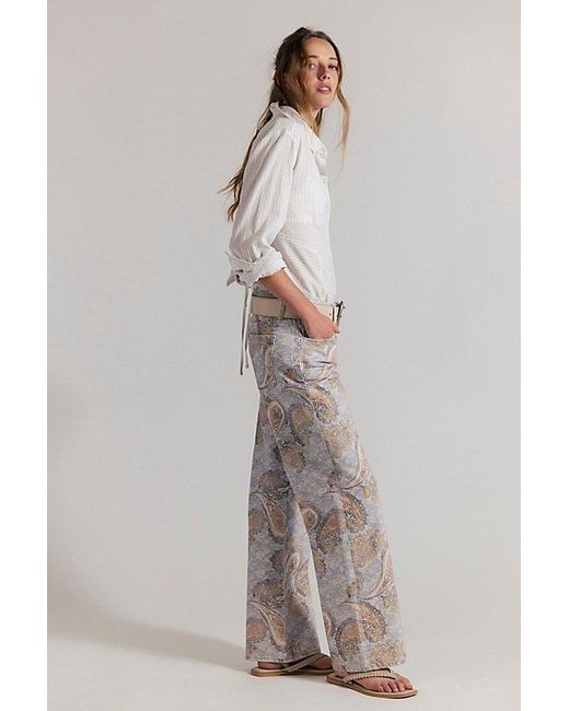 Free People Gray Tennessee Low-Rise Illusions Jeans