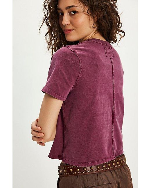 Free People Red Everyday Tee