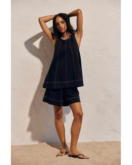 Free People Black Strada Co-Ord Set By