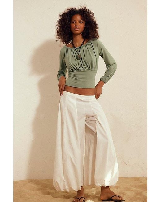 free-est Blue Daphne Top By
