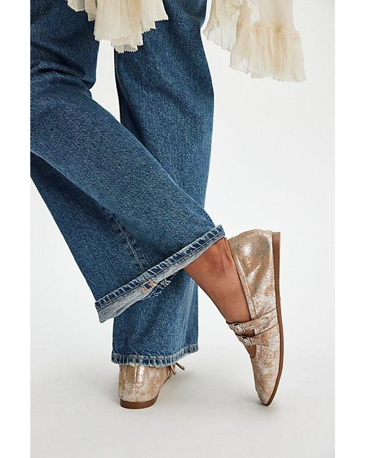 Free People Blue Gemini Ballet Flats