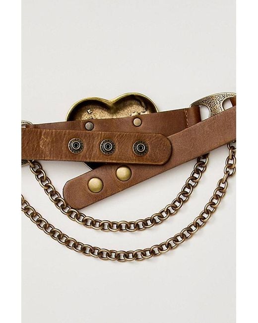 Streets Ahead Queen Of Hearts Belt By in Metallic | Lyst display picture 1