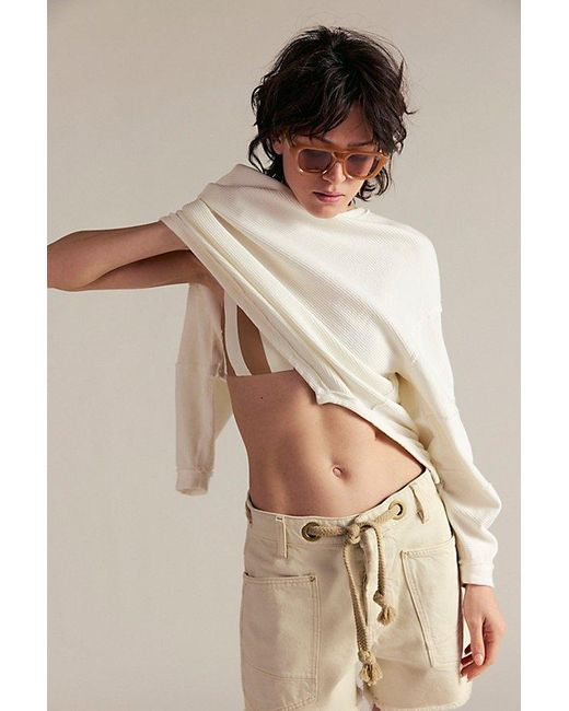 Free People Natural Total Eclipse Tee