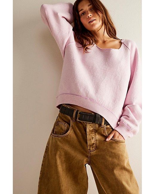 Free People Pink We The Free Midnight Pullover