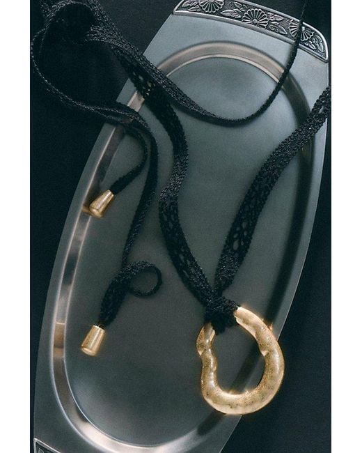 Free People Blue Moon Lariat Necklace