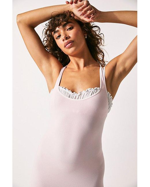 Free People White Everyday Scooped Seamless Slip