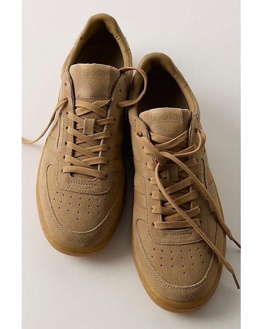 Gola Brown Hawk Suede Sneakers
