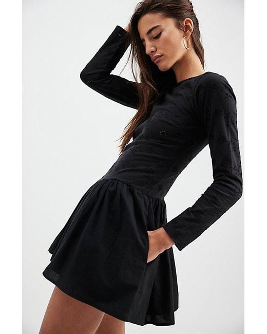 Free People Black Surley Mini