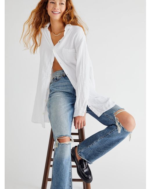 Cotton Double Cloth Buttondown Shirt 
