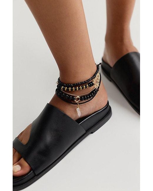 Free People Natural Hailee Beaded Anklet