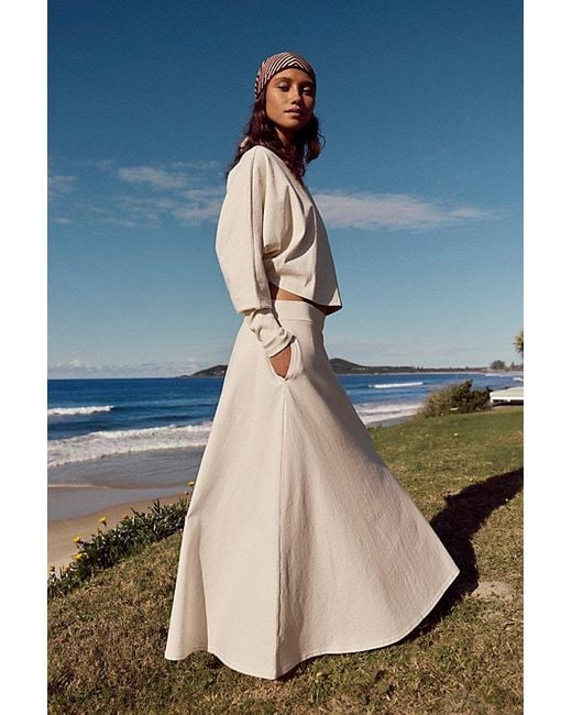 free-est Blue Cilla Skirt Set By