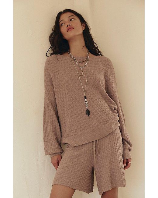free-est Multicolor Rowan Sweater Short Set By