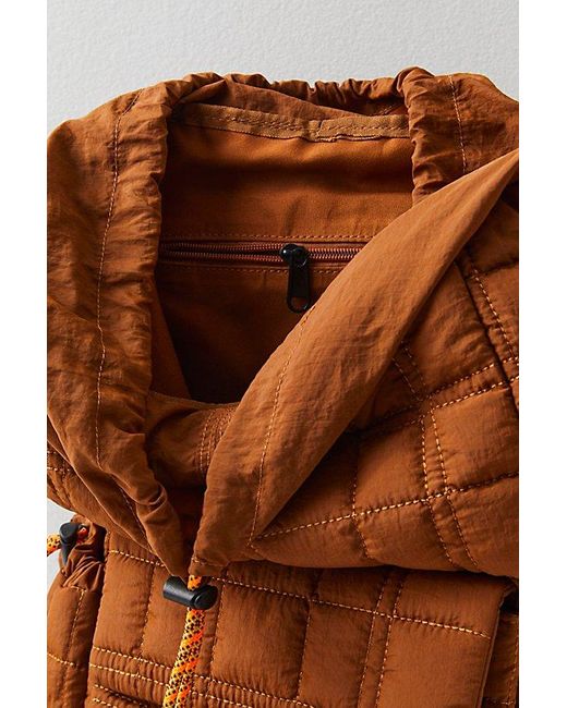 Free People Brown Summit Backpack