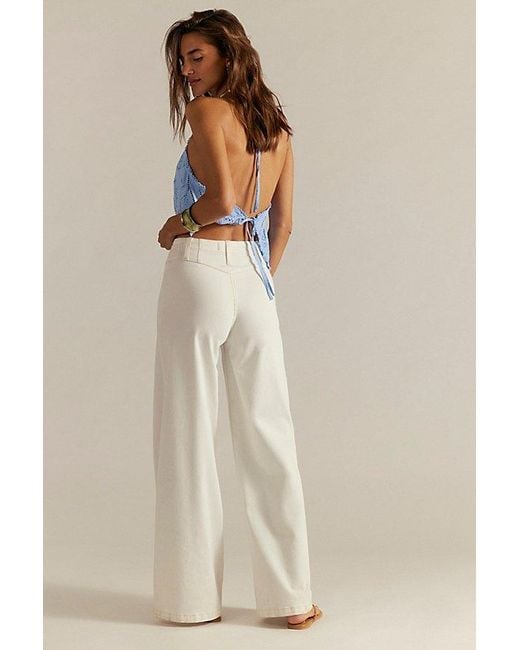 Free People Multicolor We The Free Libre Wide-Leg Jeans