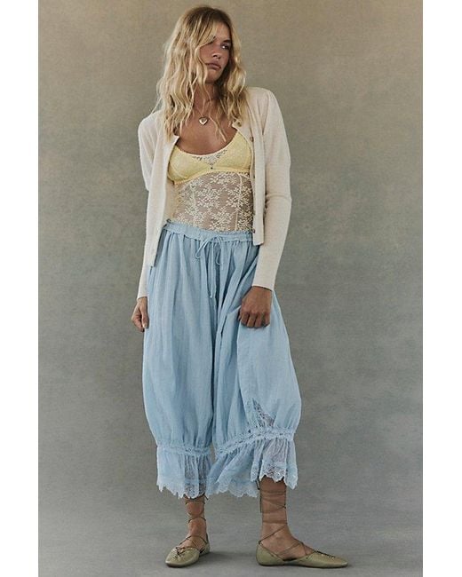 Intimately By Free People Blue Forever Young Bloomer Pants By