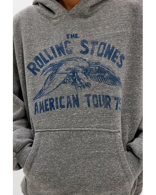 Daydreamer Gray Rolling Stones Eagle Hoodie