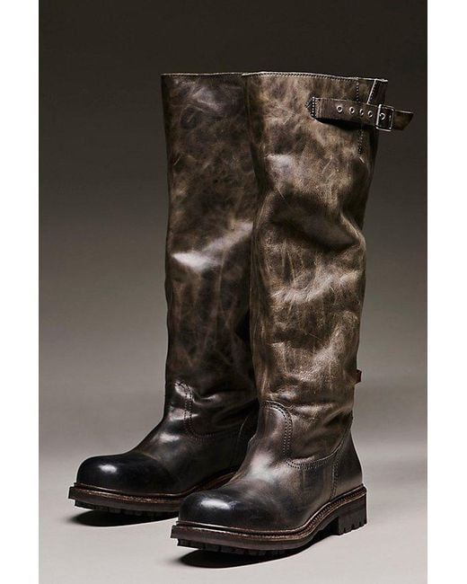 Free People Green Rapids Riding Boots Shoe