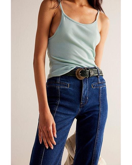 Free People Blue Firecracker Flare Jeans At Free People In Texas Tux, Size: 24