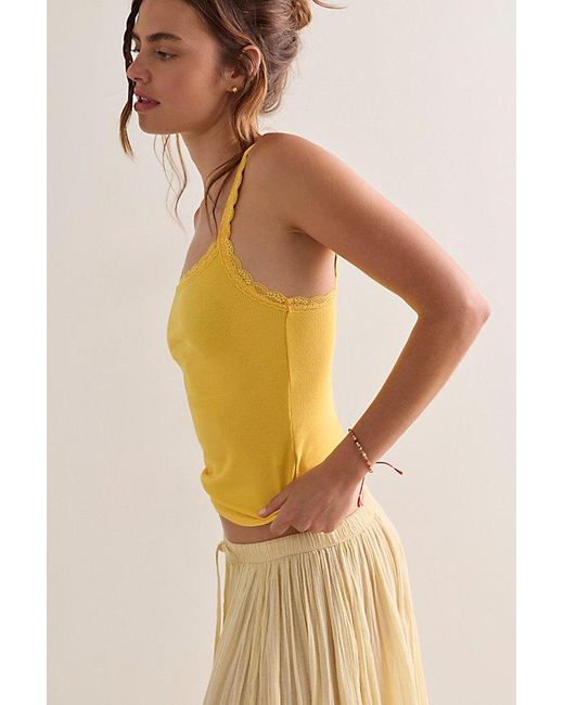 Intimately By Free People Orange Tea Party Cami By