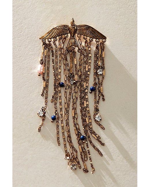 Free People Natural Cresta Dangle Brooch