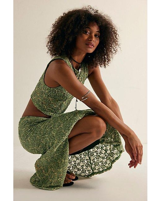 Free People Laney Set in Green | Lyst