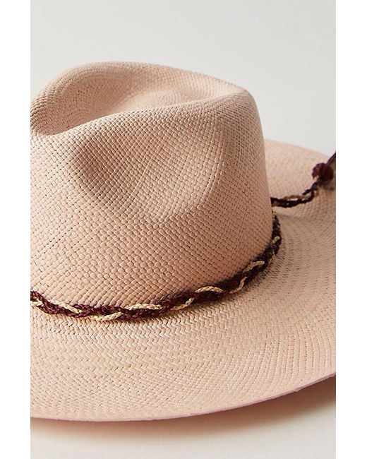 Free People Natural Hamptons Rose Cord Sun Hat