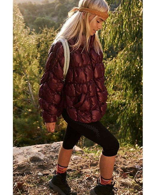 Fp Movement Multicolor Scrunchy Glossy Pippa Packable Puffer Jacket