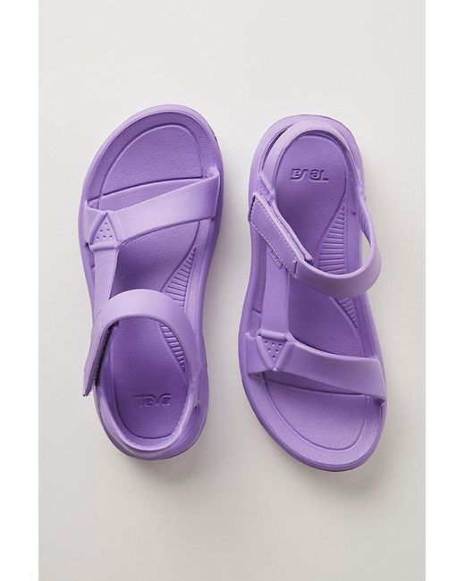 Free People Purple Teva Hurricane Drift Sandals