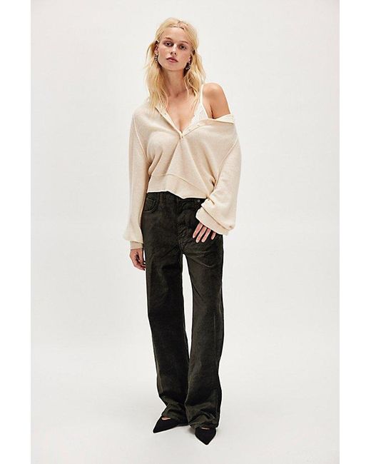 Citizens of Humanity Women's Natural Ayla Baggy Velvet Pants