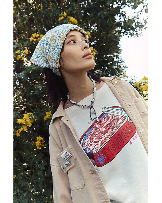 Free People Multicolor Graphic Camden Pullover