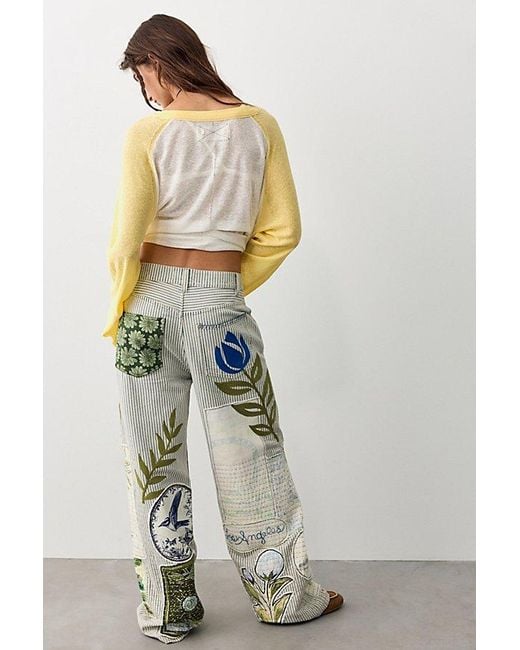 Free People Multicolor Holland Boyfriend Jeans