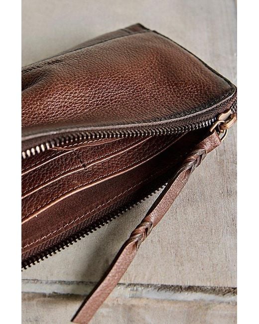 Free People Brown Emerson Wallet