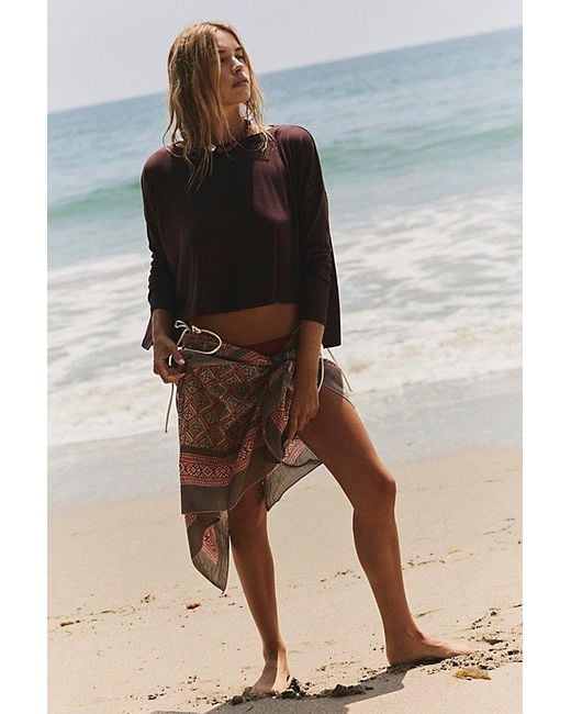Free People Multicolor Good Feels Long Pant Set By