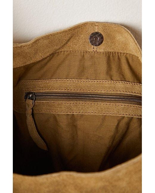 Free People◆Bobbi Slouch Suede Tote スエード チャーム Free People Bobbi Slouch Suede Tote | Lyst