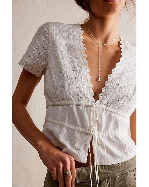 Free People Brown Riviera Top