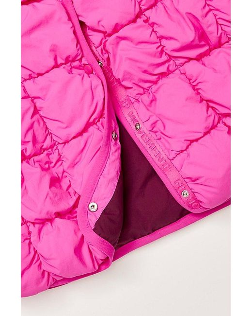 Fp Movement Pink Wind Cheater Quilted Wrap