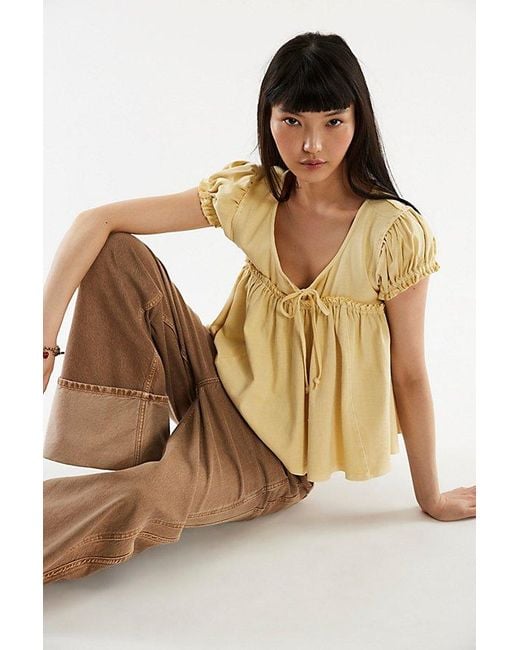 Free People Brown We The Free Lili Tee