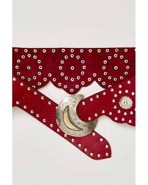 Free People Full Moon Fever Belt in Red | Lyst display picture 2