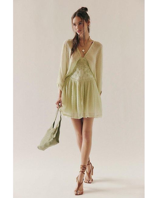 Free People Natural Sweet Dreams Mini Dress
