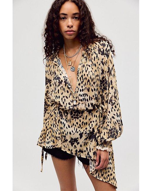 Spell Brown Snow Blouse