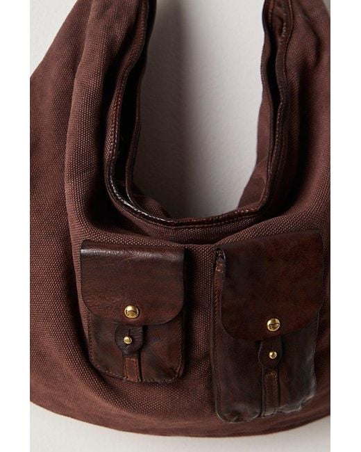 Campomaggi Brown Mansoa Shoulder Bag
