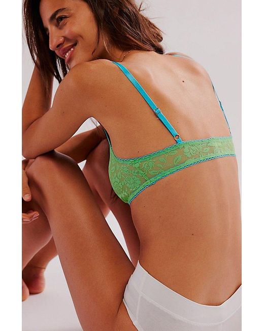 Intimately By Free People Green Crush On You Bralette