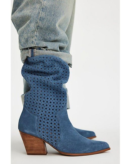 Seychelles Blue Bolo Slouch Boots