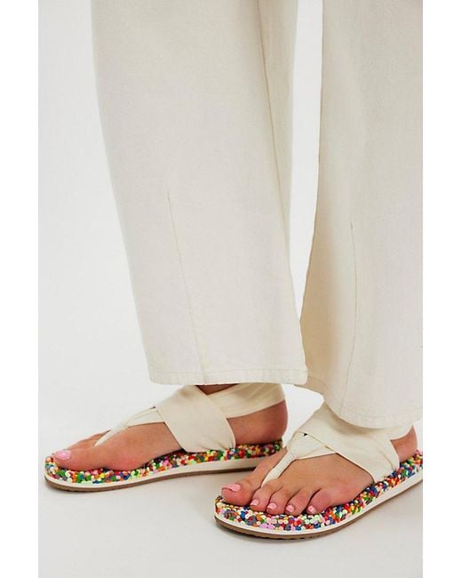 Sanuk Multicolor Sling Bubblecush Sandals