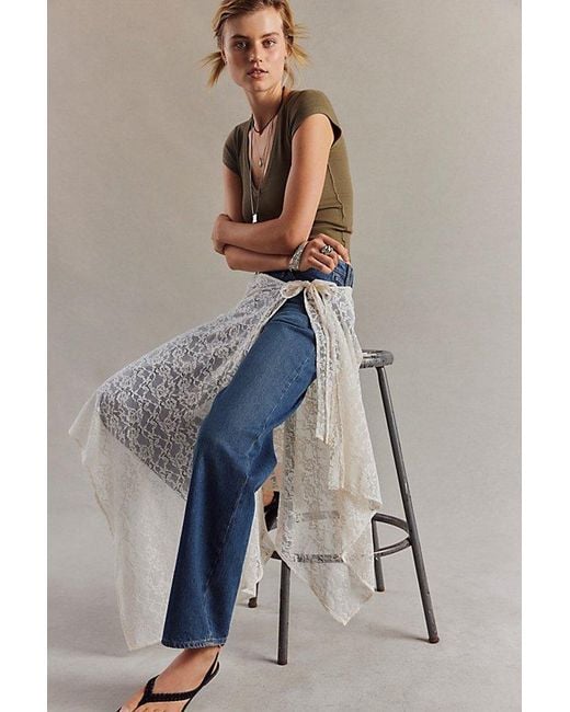 Free People Green Bali Lace Sarong