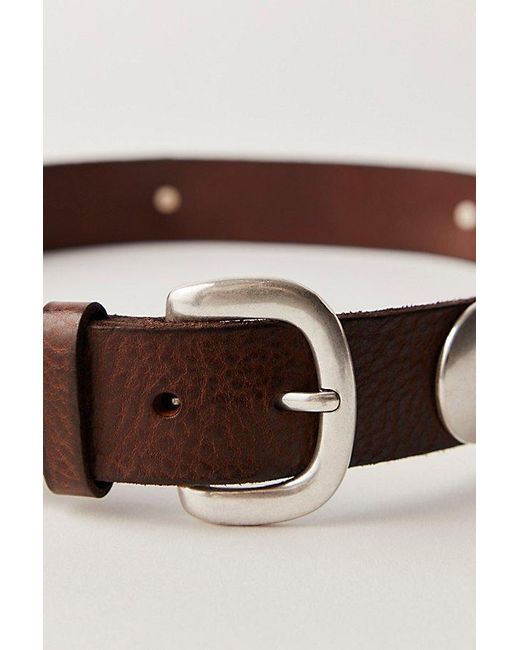 Free People Rhea Leather Belt in Brown | Lyst display picture 3