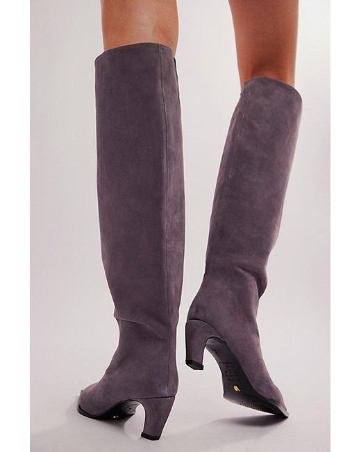 Vicenza Purple Camila Tall Boots